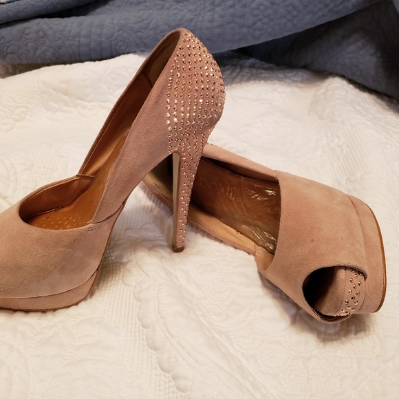 j crew leopard wedges